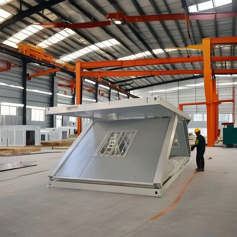 Z Shape Folding Container House factory